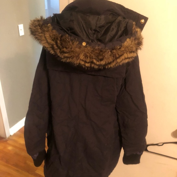 Tommy Hilfiger Navy Winter Coat - Picture 5 of 5